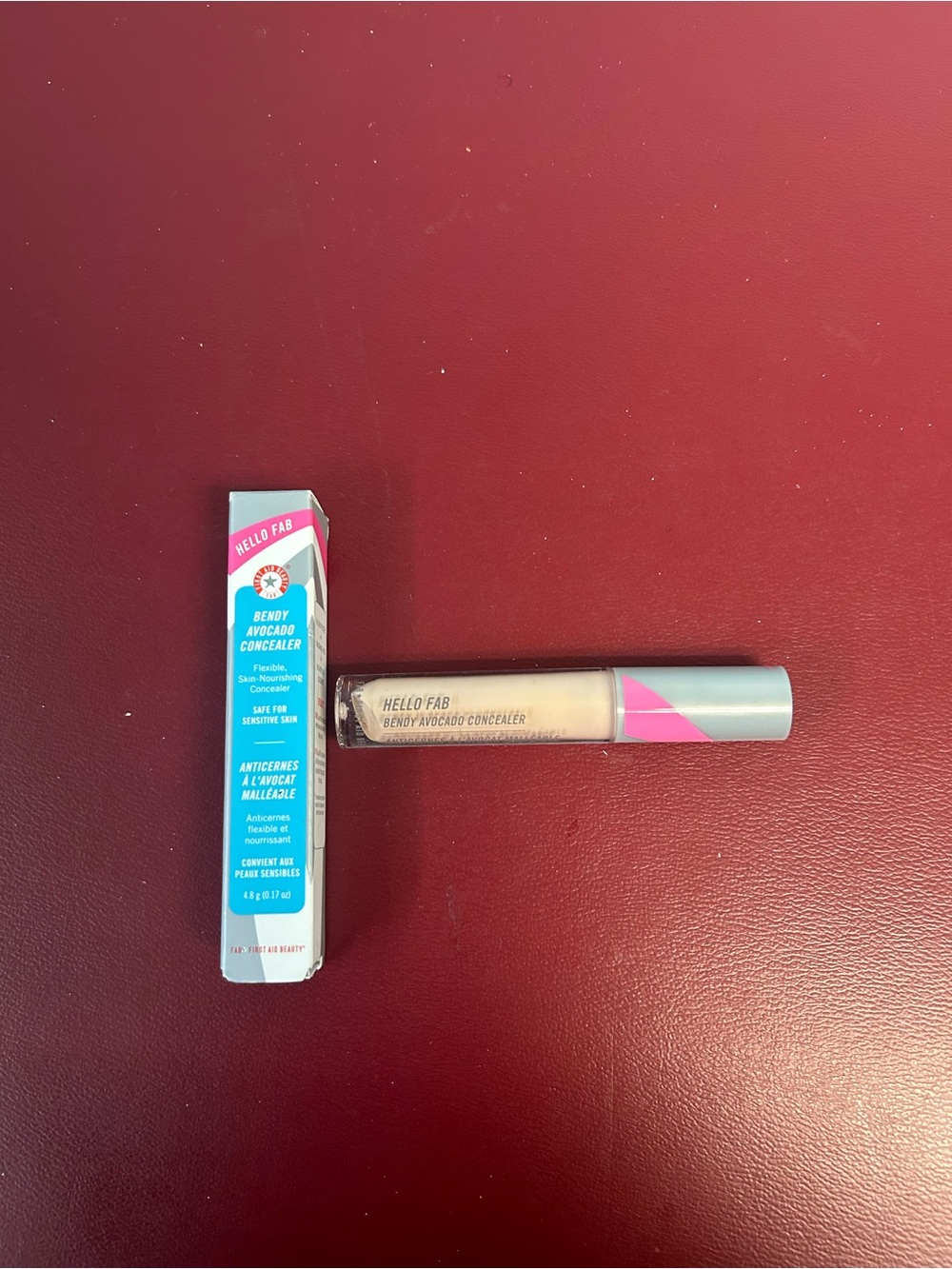 Hello FAB Bendy Avocado Concealer 4.8g/0.17oz Full Size 2 Fair/Pale